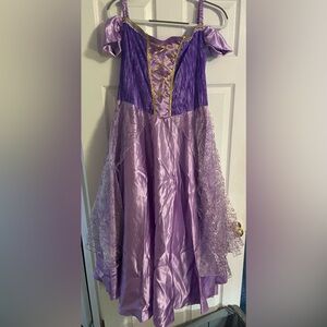 Princess Rapunzel Dress and Wig - Plus size